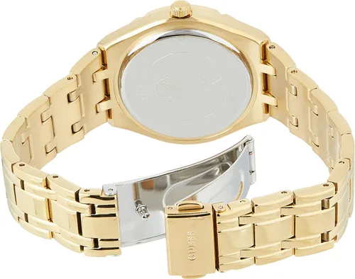 Vista 2 de Guess Reloj acentuado de cristal de 1.417in, plateado