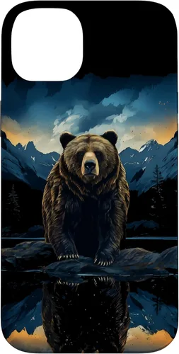 Vista 15 de Bear Grizzly Animal Mountain Hiking Case for iPhone 16