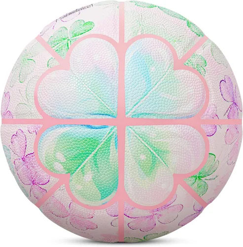 Vista 10 de Kuangmi Love Lucky Series Baloncesto, tamaño oficial 7 (29.5 pulgadas), edición limitada