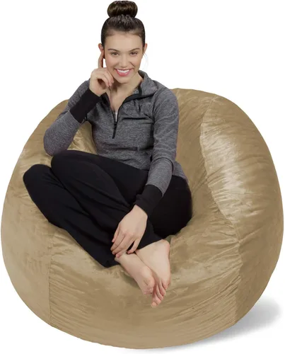 Vista 59 de [Usado] Sofa Sack Funda para Silla Puff Solo la Funda, para Adultos y Niños, Sin Relleno, Cómoda y Esponjosa, Funda de Repuesto para Silla Puff