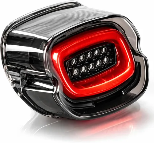 Vista 5 de Eagle Lights HALOZ - Luz trasera LED con intermitentes para motocicletas Harley Davidson