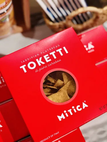 Vista 2 de Mitica IT361 Toketti di Pane Carasau Pan plano de Cerdeña 7oz (198grs) Paquete de 1
