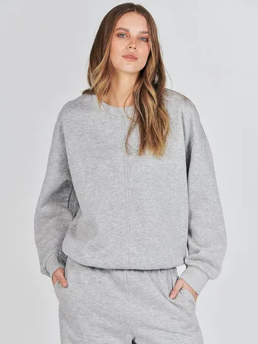 Vista 6 de Prinbara Conjunto de 2 piezas para mujer, de manga larga, cuello redondo, sin botones, pantalones deportivos