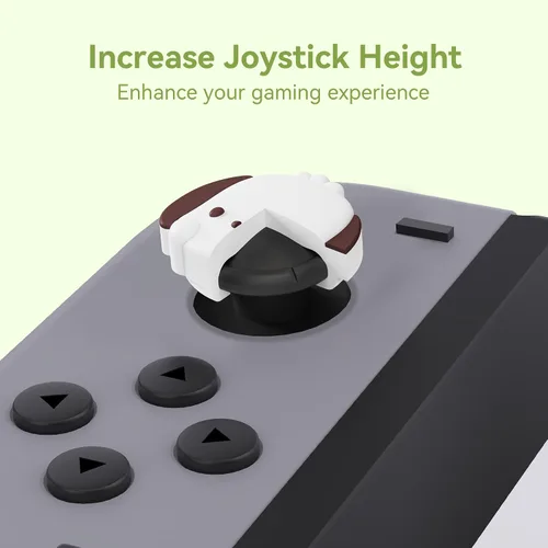 Vista 2 de Yocore Thumb Grips, Soft Silicone Joystick Caps for SwitchOLEDSwitch Lite, 4 Pcs