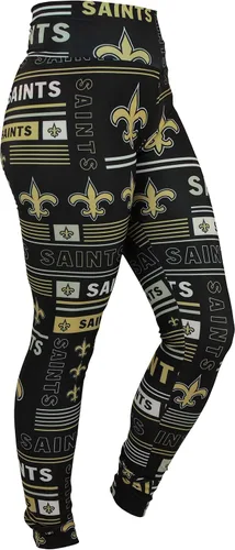 Vista 89 de Zubaz NFL Mallas para mujer de longitud completa de cintura alta básica 1.0
