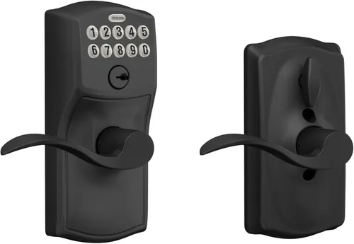 Vista 16 de SCHLAGE FE595VCAM716ACC FE595VCAM/ACC 716 cerradura de teclado para puerta, con manija Accent, flexible, bronce envejecido