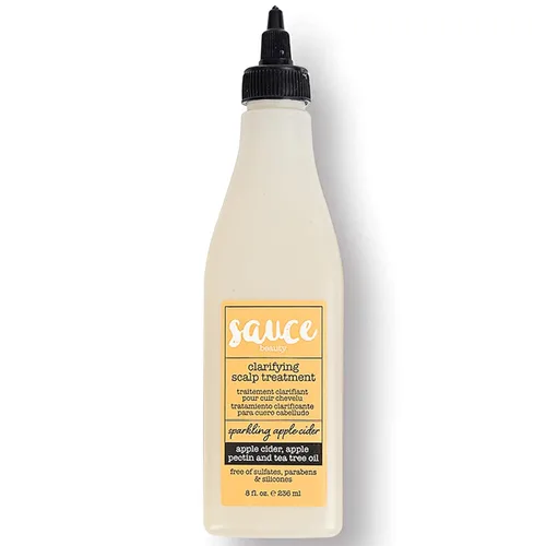 Vista 4 de SAUCE BEAUTY Honey Chia - Máscara de rizo suavizante, crema rizadora de crema brulee y sidra de manzana espumosa tratamiento clarificante del cuero