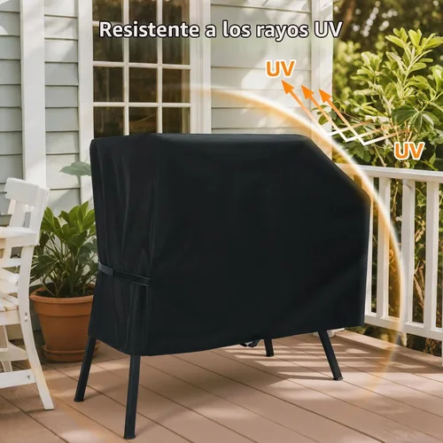 Vista 5 de Funda para Plancha Blackstone de 22 Pulgadas con Capucha y Soporte, Accesorios de Plancha Impermeables para Blackstone de 17 y 22 Pulgadas, FUNDA