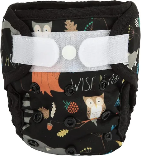 Vista 13 de Funda para pañales para recién nacidos con broche y pestaña de lavado, material PUL, 1 unidad