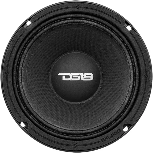 Vista 4 de DS18 PRO-EXL64 - Altavoz de 6.5 pulgadas, rango medio, bala de aluminio roja, 600 W máximo, 300 W RMS, 4 ohmios, imán de ferrita, para el audio