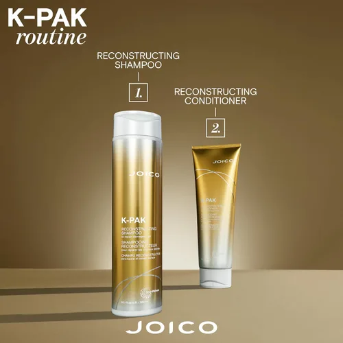 Vista 6 de Joico K-PAK Daily Reconstructing Conditioner For Damaged Hair Restore Shine Smooth & Detangle Eliminate Static With Keratin & Guajava
