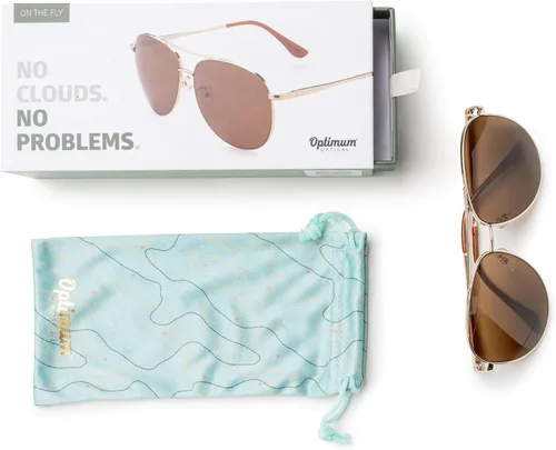Vista 89 de OPTIMUM OPTICAL Gafas de sol protectoras UV atemporales para hombres y mujeres
