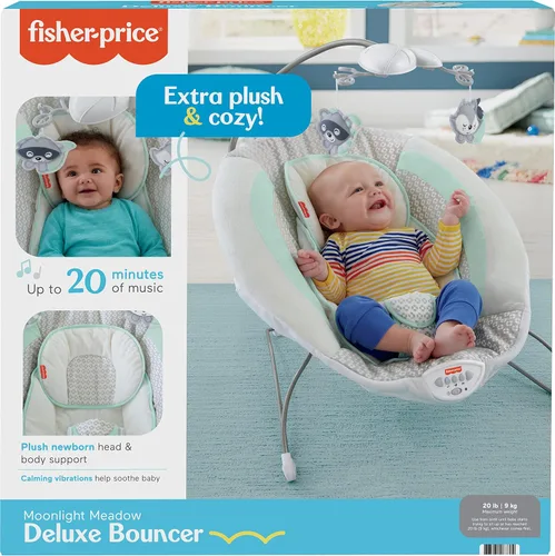 Vista 6 de Fisher-Price Deluxe Bounce - Silla mecedora para bebé
