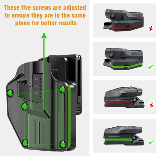 Vista 3 de Funda universal para Taurus Tx22 (clip para cinturón)