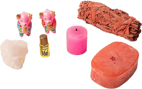 Vista 2 de Kit ritual para atraer el amor y el chakra del corazón abierto