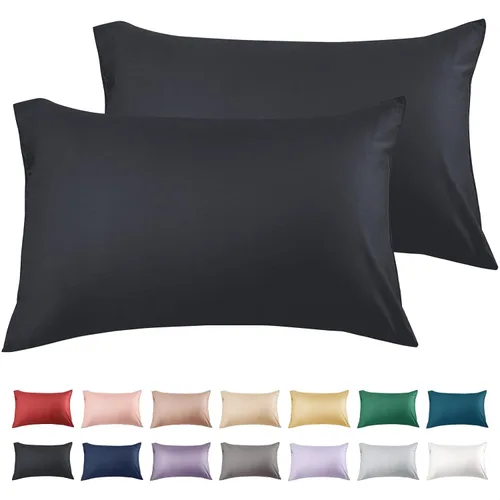 Vista 19 de Warmstar Juego de 2 fundas de almohada de algodón tamaño Queen, fundas de almohada de 600 hilos de 20 x 30 pulgadas, fundas de almohada de algodón