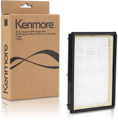 Vista 5 de Kenmore 53295 EF-1 HEPA - Filtro de aire de escape para aspiradoras verticales y de recipiente, color blanco