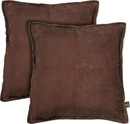 Vista 83 de Funda de almohada de piel de cordero – Funda de cojín decorativa para sofá – Fundas para sala de estar y dormitorio, 22 x 22 pulgadas – Paquete de 2
