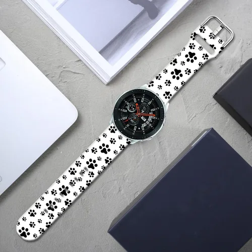 Vista 7 de Correas de reloj de dibujos animados de 0.787 in compatibles con Samsung Galaxy Watch 7/6/5/4 40/1.732 in/Galaxy Watch 1.654 in, correas deportivas