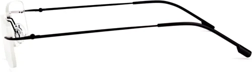 Vista 24 de Agstum Titanium Alloy Flexible Rimless Hinged Frame Optical Eyeglasses Frames