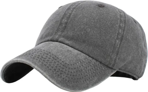 Vista 19 de KBETHOS Gorra de béisbol clásica unisex de algodón ajustable con corona baja - Sombrero liso para papá negro (1 unidad)