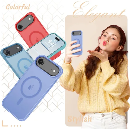 Vista 856 de Funda para Google Pixel 10 Pro XL, cubierta magnética mate, color negro Fit for MagSafe, Screen Protector included, Shockproof Military Grade