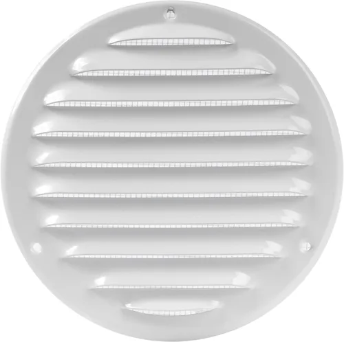Vista 34 de Cubierta para salida de ventilación – Ventilación redonda de Soffit – Rejilla de ventilación – Cubierta de rejilla – Malla mosquitera integrada