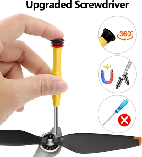 Vista 3 de 32 piezas de hélices para DJI Mini 3, cuchillas de repuesto de bajo ruido y liberación rápida de Betschkim compatibles con accesorios DJI Mini 3 16