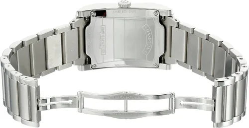 Vista 5 de Baume & Mercier 10021 reloj de acero inoxidable con esfera gris para mujer