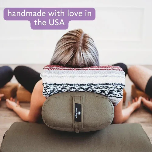 Vista 6 de Hugger Mugger Soporte estándar para yoga - Firme, de apoyo, hecho a mano, duradero