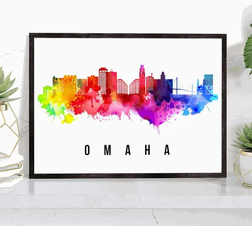 Vista 11 de Generic Póster de Albuquerque Skyline New Mexico, 12 x 18 pulgadas, perfecto para sala de estar, dormitorio, oficina