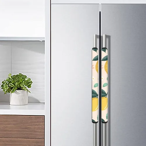 Vista 7 de DISNIMO Fundas para manija de puerta de refrigerador con calabaza otoñal, 8 piezas Kithchen para nevera, microondas, horno, lavavajillas, protector