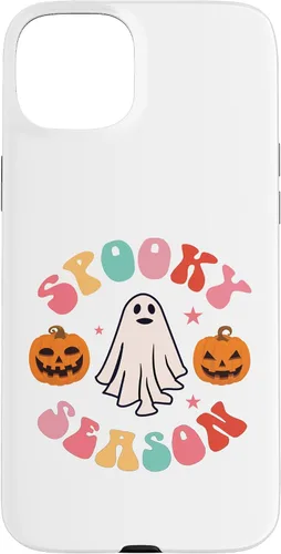 Vista 9 de Retro Halloween Cute Ghost Spooky Season Funny Case for iPhone 17