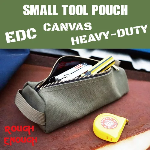 Vista 7 de Rough Enough - Bolsa de herramientas pequeña portátil, organizador EDC con asa