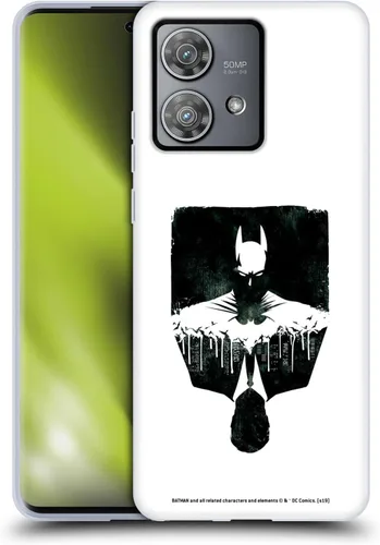 Vista 8 de Head Case Designs Officially Licensed Batman DC Comics Alter Ego Bats Duality Soft Gel Case Compatible with Motorola Edge 40 Neo 5G