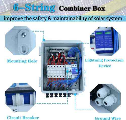 Vista 7 de Kit completo de sistema solar fuera de la red Kit solar de 1350 W 24 V, 6 paneles solares de 225 W 12 V, 2 baterías de litio de 100 ah y 12.8 V