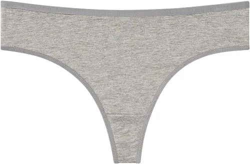 Vista 2 de Nabtos Tangas de algodón para mujer, ropa interior sexy íntima para mujer, paquete de 6