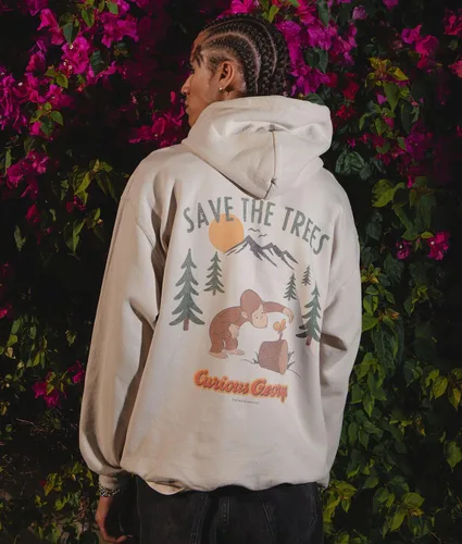 Vista 3 de Riot Society - Sudadera con capucha estampada o bordada para hombre