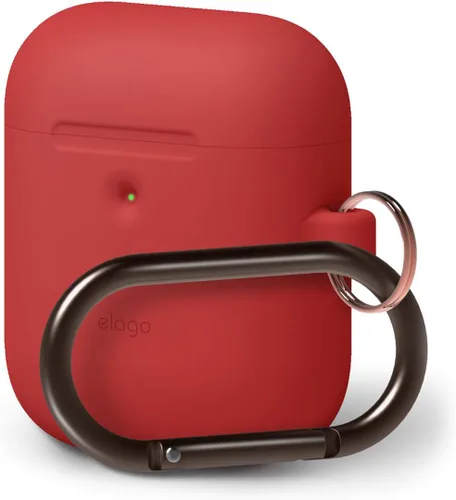 Vista 12 de elago Funda de silicona con llavero para AirPods 2 Menta suave