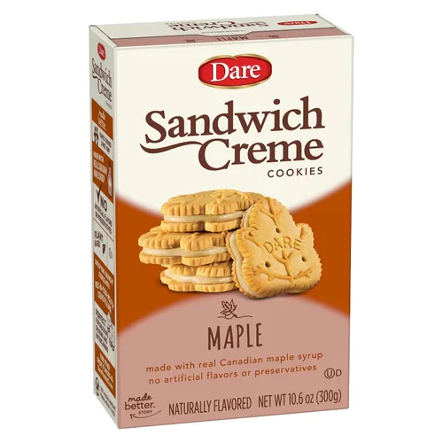 Vista 8 de Dare Galletas de crema de sándwich de chocolate a base de plantas, Kosher, 10.20 onzas (paquete de 12)