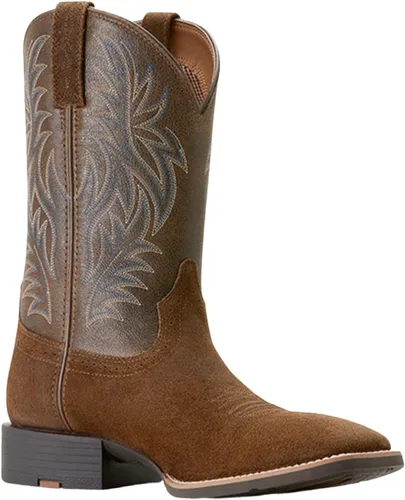 Vista 17 de Ariat Botas vaqueras deportivas Western con punta cuadrada ancha para hombre Marrón desteñido