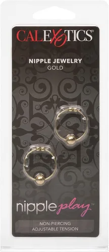 Vista 4 de California Exotics - Anillos para pezones, color dorado