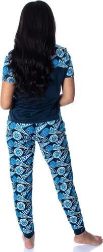 Vista 4 de Disney Monsters Inc. Monsters University - Conjunto de pijama de 2 piezas para mujer