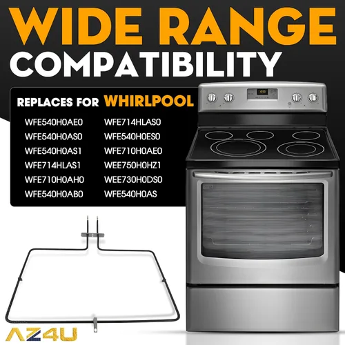 Vista 2 de AZ4U El elemento de horno de la estufa reemplaza para Whirlpool WFE540H0AE0 WFE540H0AS0 WFE540H0AS1 WFE714HLAS1 WFE710H0AH0 WFE540H0AB0 WFE714HLAS0