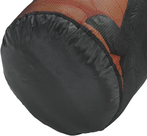 Vista 6 de 1 saco de dormir de malla de 68L, bolsa de almacenamiento, bolsa de lavandería con cordón, malla de poliéster resistente al desgarro, parte inferior