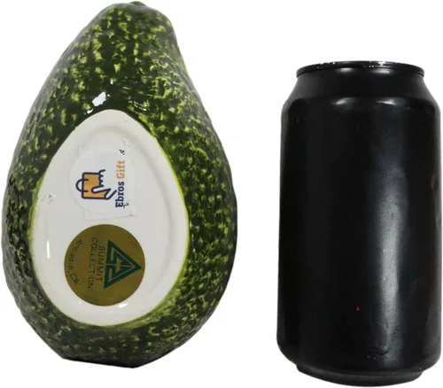 Vista 8 de Ebros - Cuenco pequeño de aguacate con media división, 7 pulgadas de largo para salsa, aperitivos, decoración del hogar, decoración de comida
