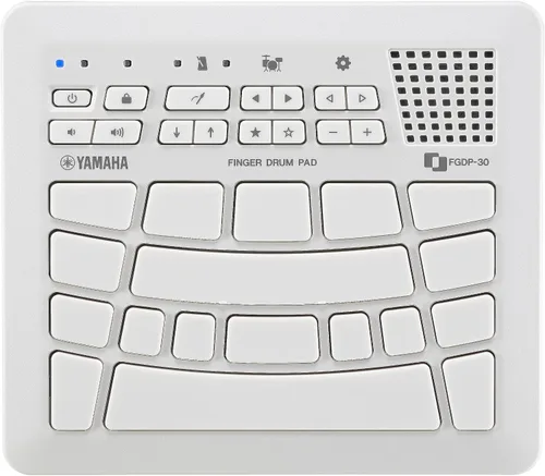 Vista 2 de Yamaha Almohadilla de tambor para dedos – Almohadilla electrónica compacta con sonidos incorporados, USB FGDP-30