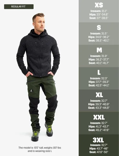 Vista 3 de RevolutionRace Mens Nordwand Pro Pants, Durable and Ventilated Pants for All Outdoor Activities