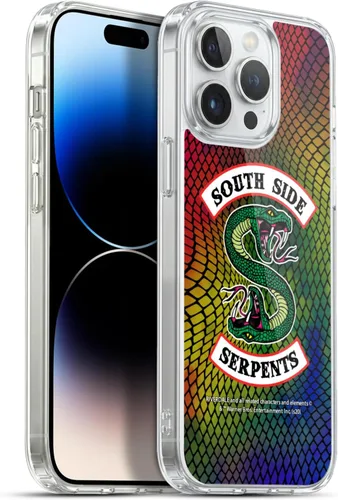 Vista 11 de Head Case Designs Funda de gel suave con licencia oficial de Riverdale con logotipo de mármol blanco y negro compatible con Apple iPhone 13 Pro Max