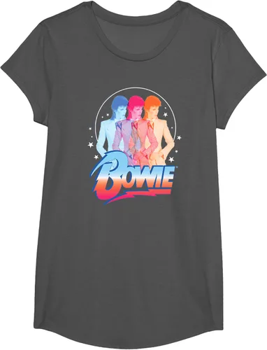 Vista 28 de David Bowie - Camiseta Bowie 3D, Negro